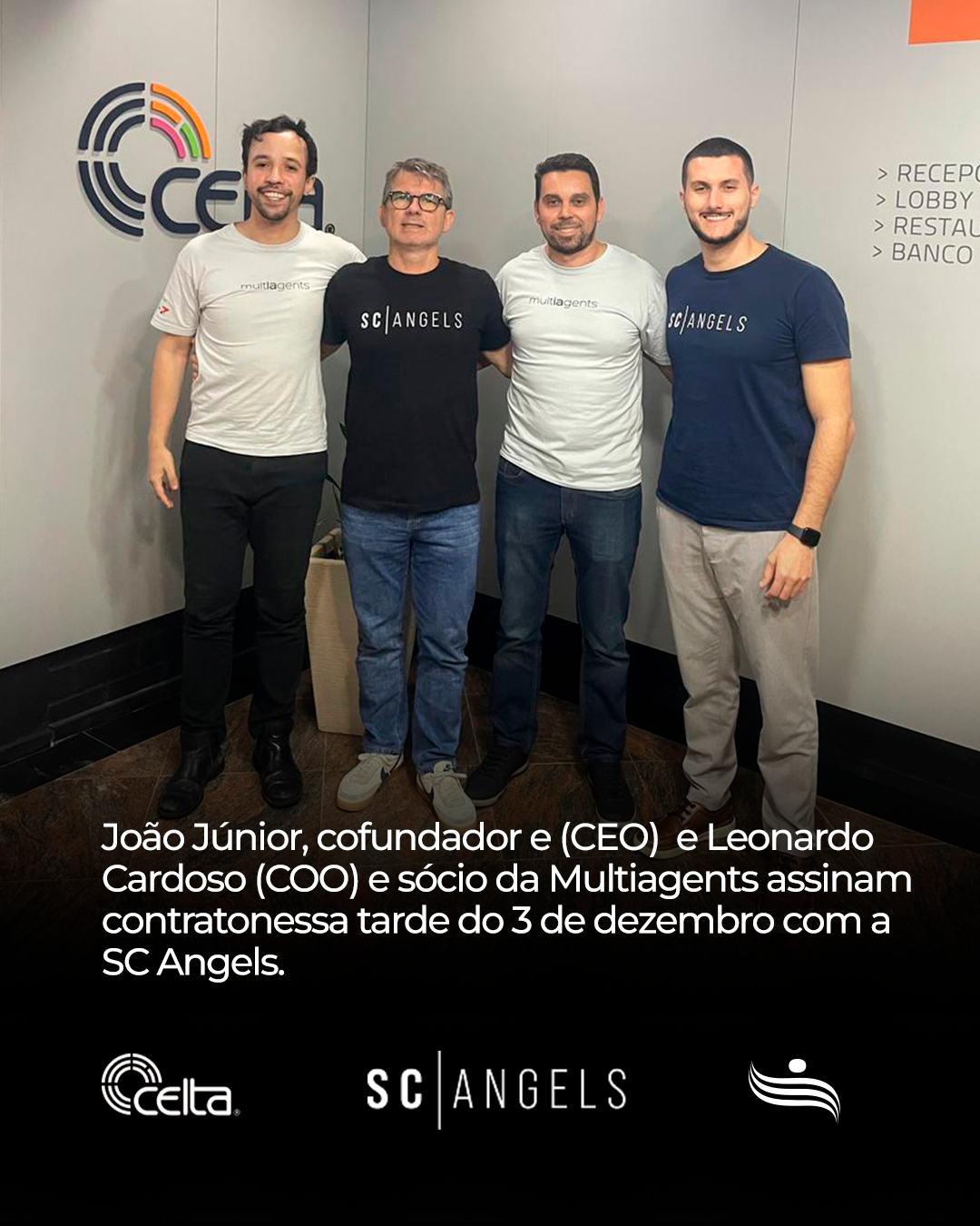Paulo Pina with Conscience directors